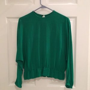 Vintage green blouse